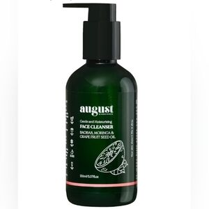 August Bioscience Face Cleanser, Grape Fruit Seed, Baobab, New Open Box Sealed